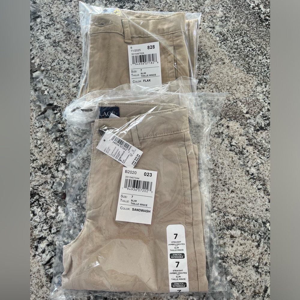 2 Pairs Children’s Place Pants NWT Size 7Slim